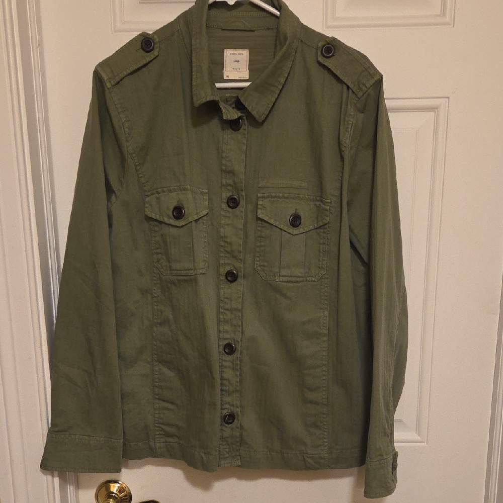 GAP Khaki Green Utility Jacket
